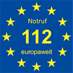 Wichtige Notrufnummern: 112 - Notruf für ganz Europa